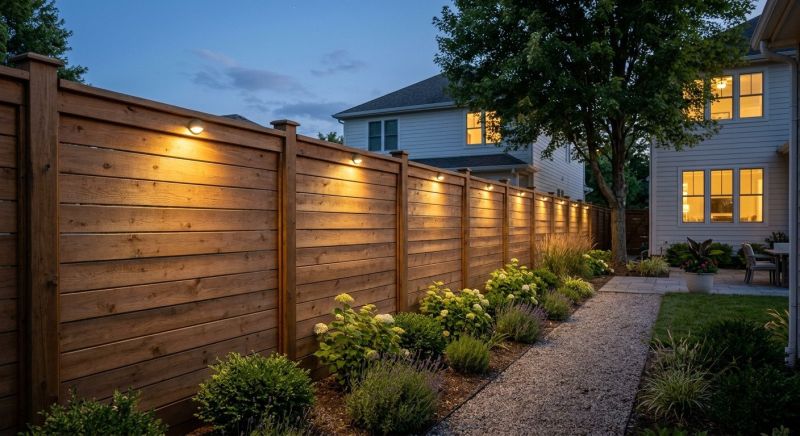 Fence Lighting Installation in Prescott Valley, AZ