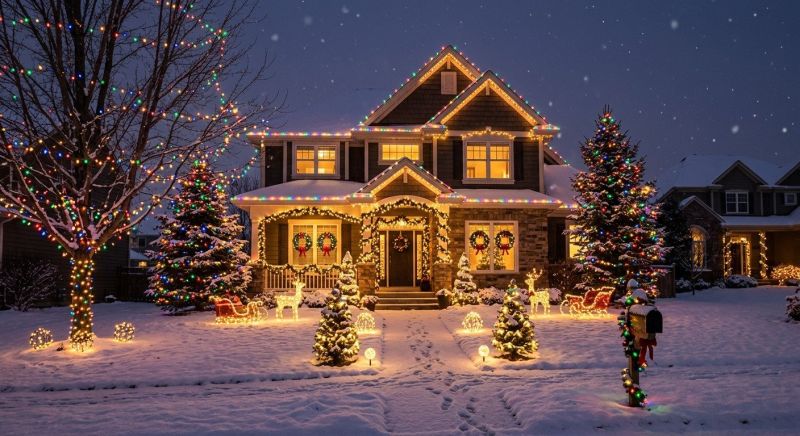 Seasonal Lights Installation in Olathe, KS
