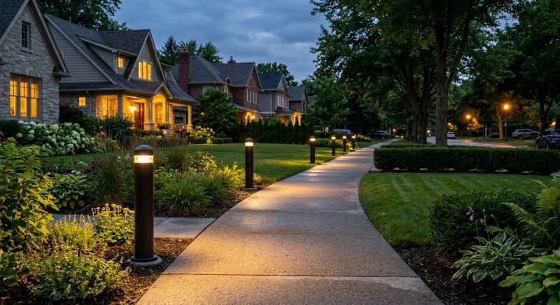 Sidewalk Lighting Installation in Pasadena, CA