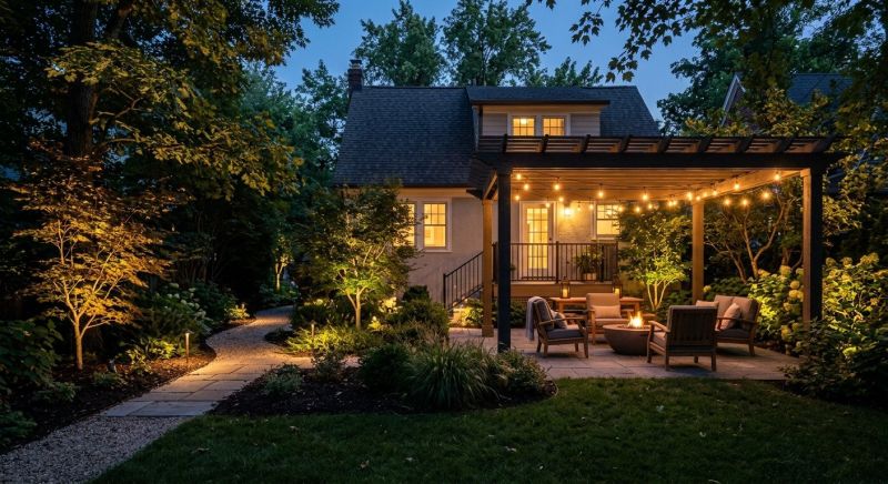 Backyard Lighting Service in Utah County, UT