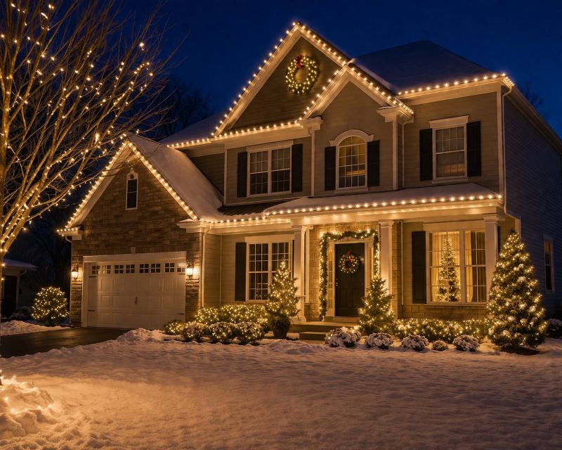 Christmas Lights Installation in Kansas City, KS