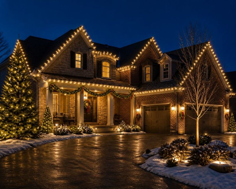 Christmas Lights Installation in Kansas City, KS