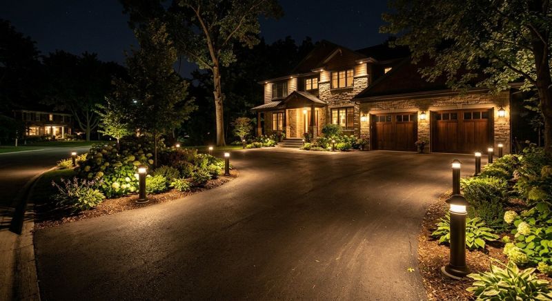 Driveway Lighting Installation in Heber City, UT