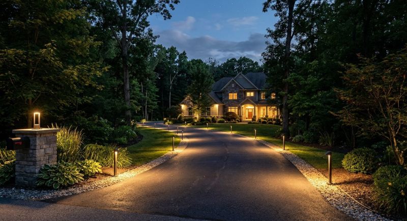 Driveway Lighting Installation in Heber City, UT