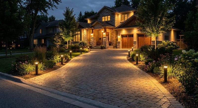 Driveway Lighting Installation in Kansas City, MO