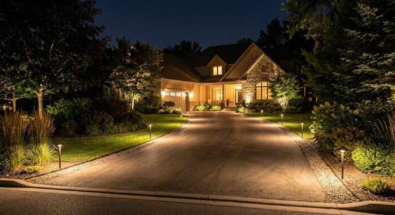 Driveway Lighting Installation in Provo, UT