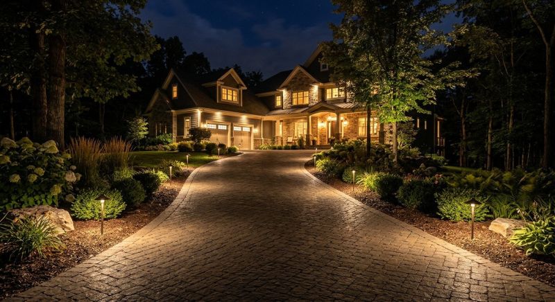 Driveway Lighting Installation in Denver County, CO