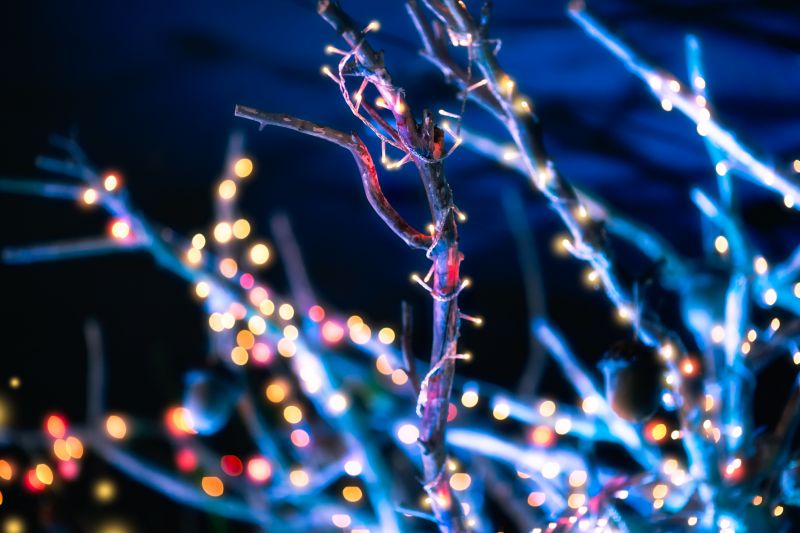 Holiday Lights Hanging in Overland Park, KS
