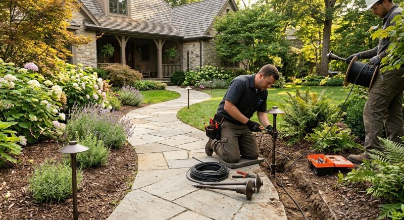 Landscape Lighting Installation in Orem, UT