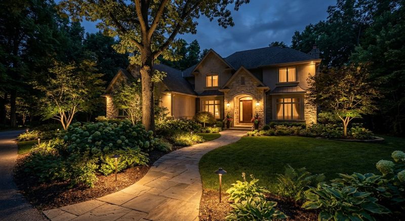 Landscape Lighting Installation in Kansas City, KS