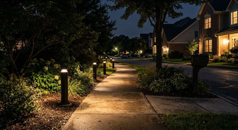 Sidewalk Lighting Installation in Honolulu, HI