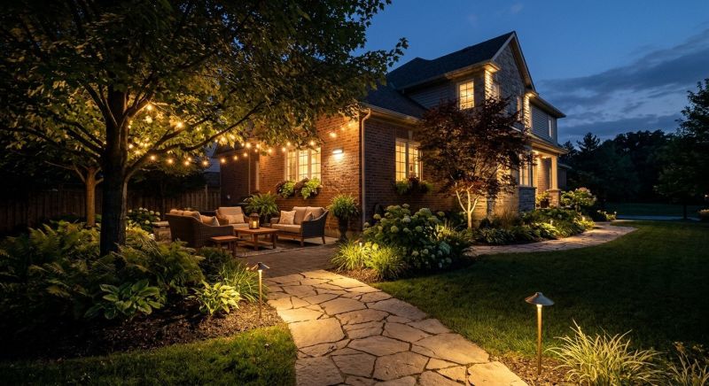 Terrace Lighting Installation in Utah County, UT