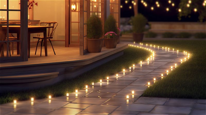 Walkway Lighting Installation in Overland Park, KS
