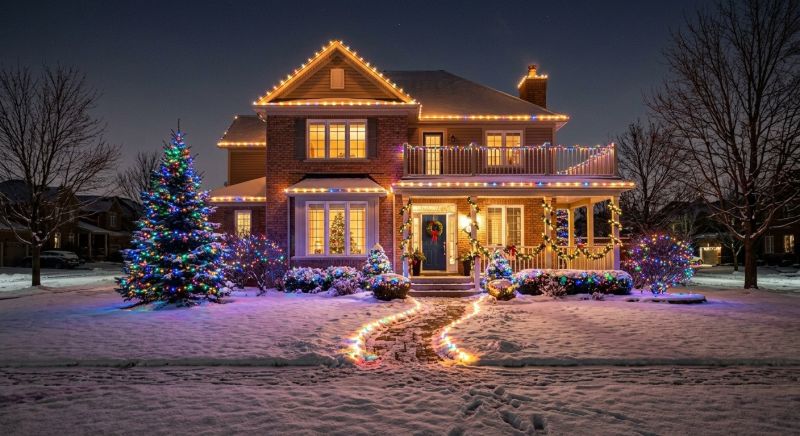 Xmas Lights Installation in Olathe, KS