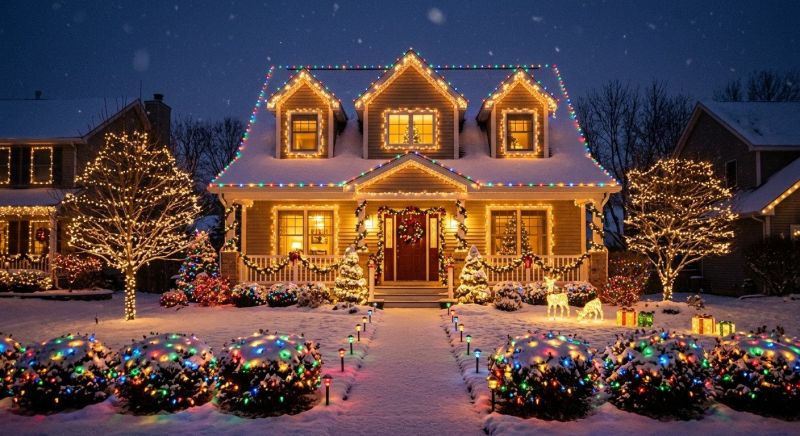 Xmas Lights Installation in Olathe, KS