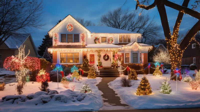 Xmas Lights Installation in Overland Park, KS