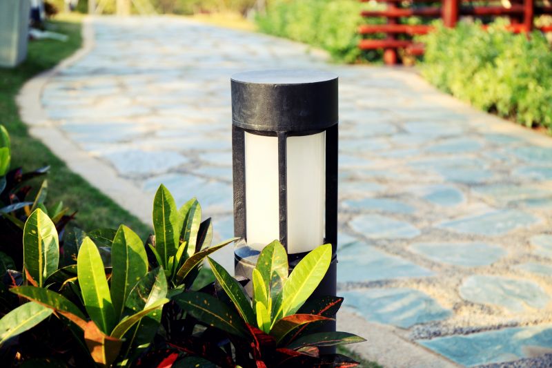 Modern outdoor lighting options, like LED lights, are energy-saving